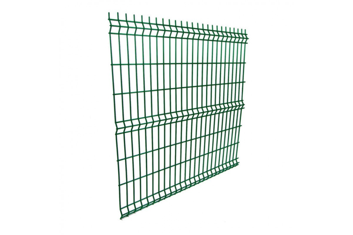 Сетка (секция) заборная 3D с полимер.покр.1,73х2,5м 3,8мм/ 4Р яч.60х200 мм зеленая — ☎ 8(812)984-04-27
